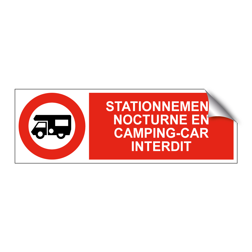 Stationnement nocturne en camping-car interdit