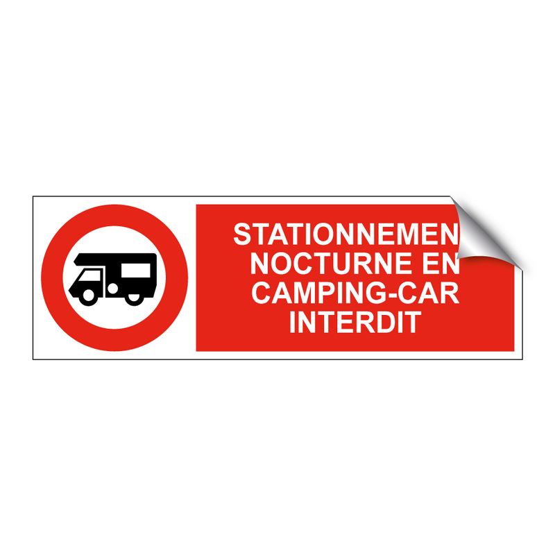 Stationnement nocturne en camping-car interdit