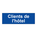 Clients de l'hôtel