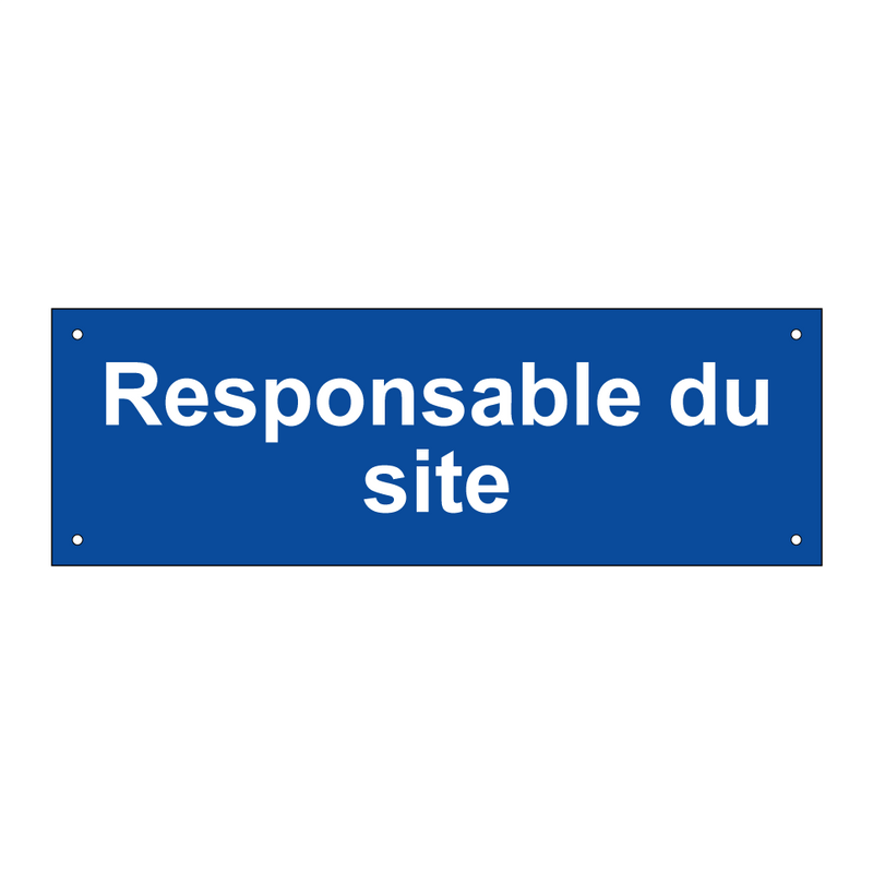 Responsable du site