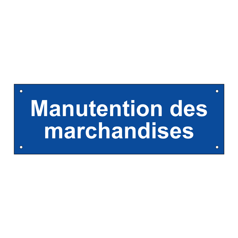 Manutention des marchandises