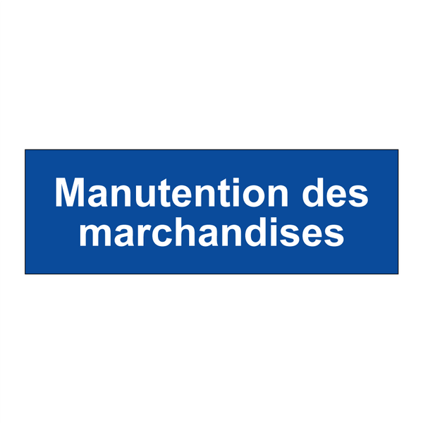 Manutention des marchandises