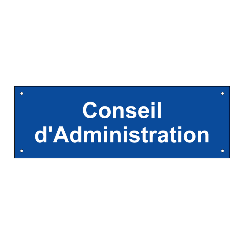 Conseil d'Administration