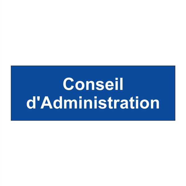 Conseil d'Administration