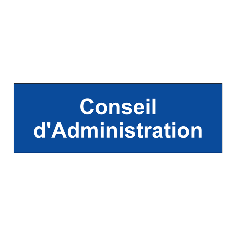 Conseil d'Administration