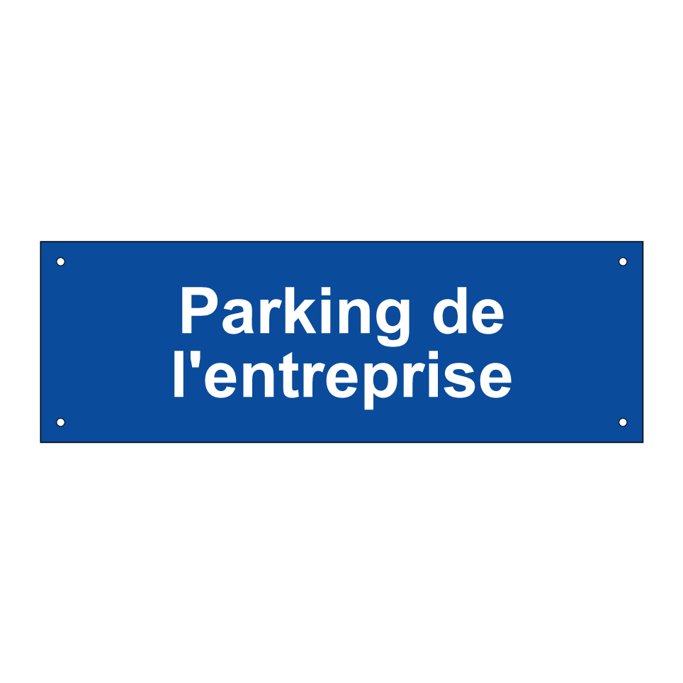 Parking de l'entreprise