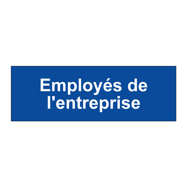 Employés de l'entreprise