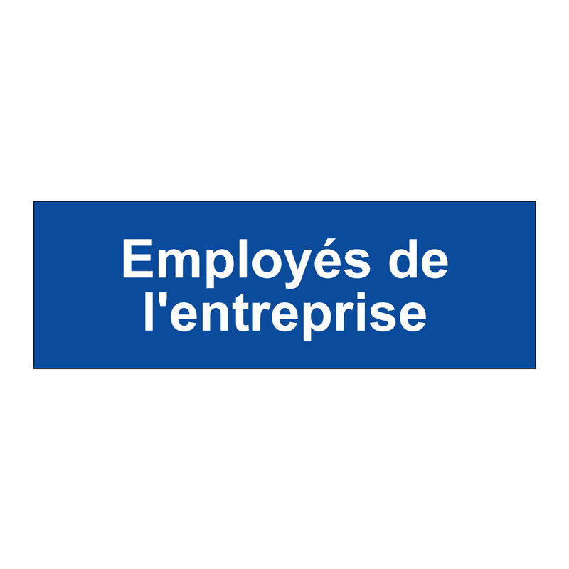 Employés de l'entreprise