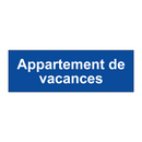 Appartement de vacances