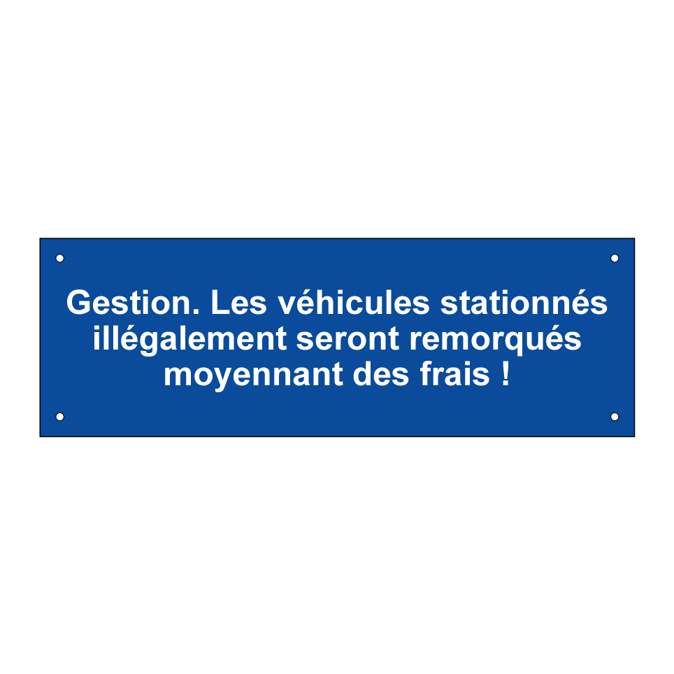 Gestion. Les véhicules stationnés illégalement seront remorqués moyennant des frais !