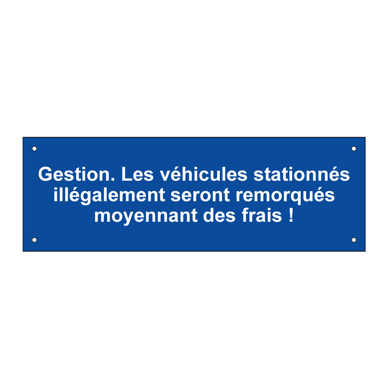 Gestion. Les véhicules stationnés illégalement seront remorqués moyennant des frais !