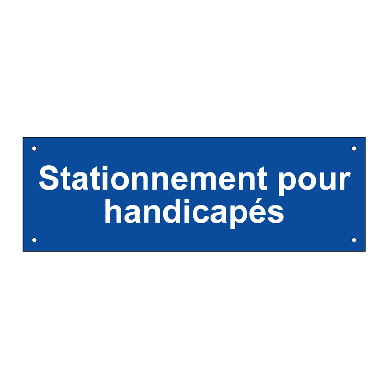 Stationnement pour handicapés