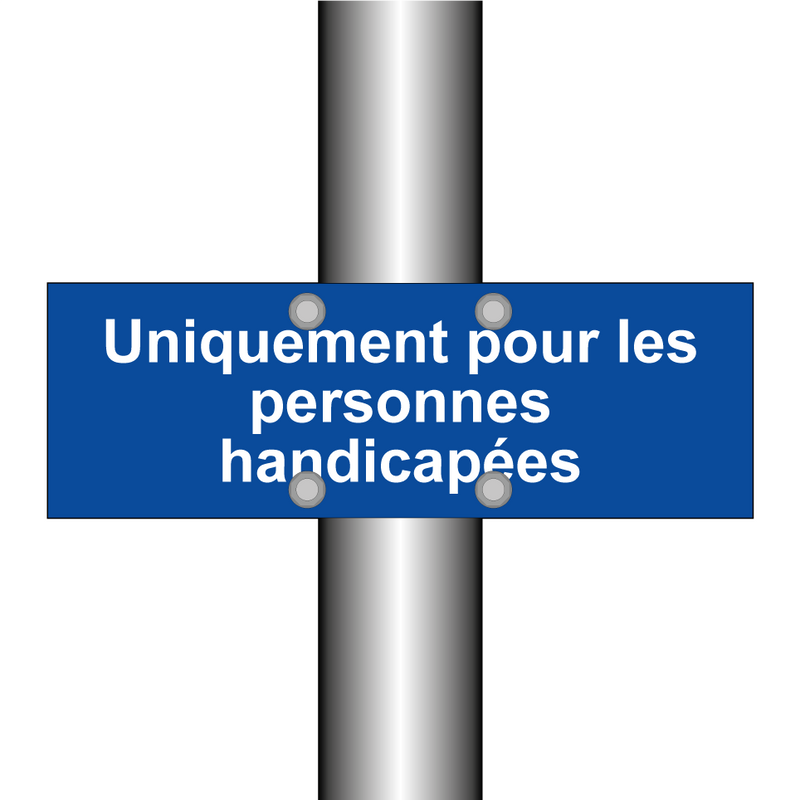 Uniquement pour les personnes handicapées