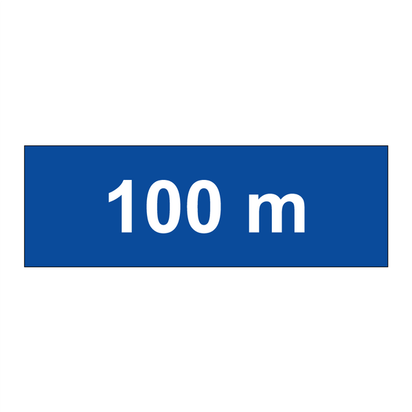 100 m