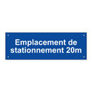 Emplacement de stationnement 20m