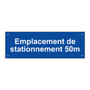Emplacement de stationnement 50m
