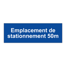 Emplacement de stationnement 50m