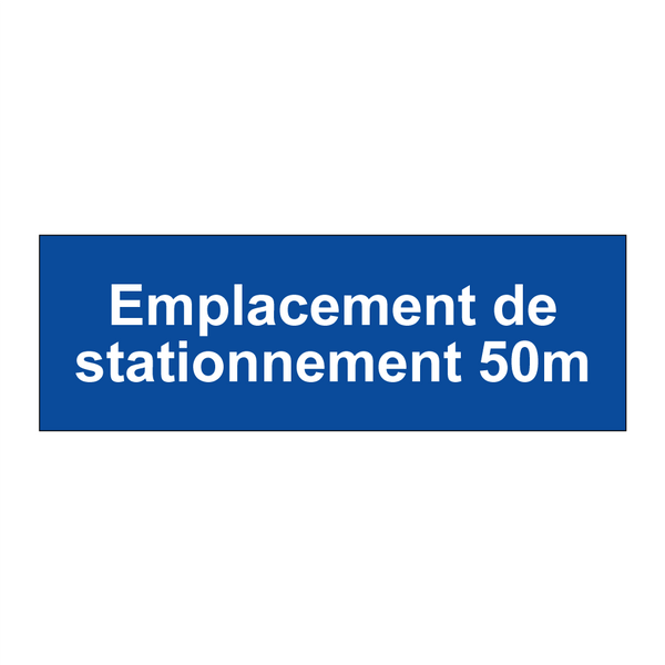 Emplacement de stationnement 50m