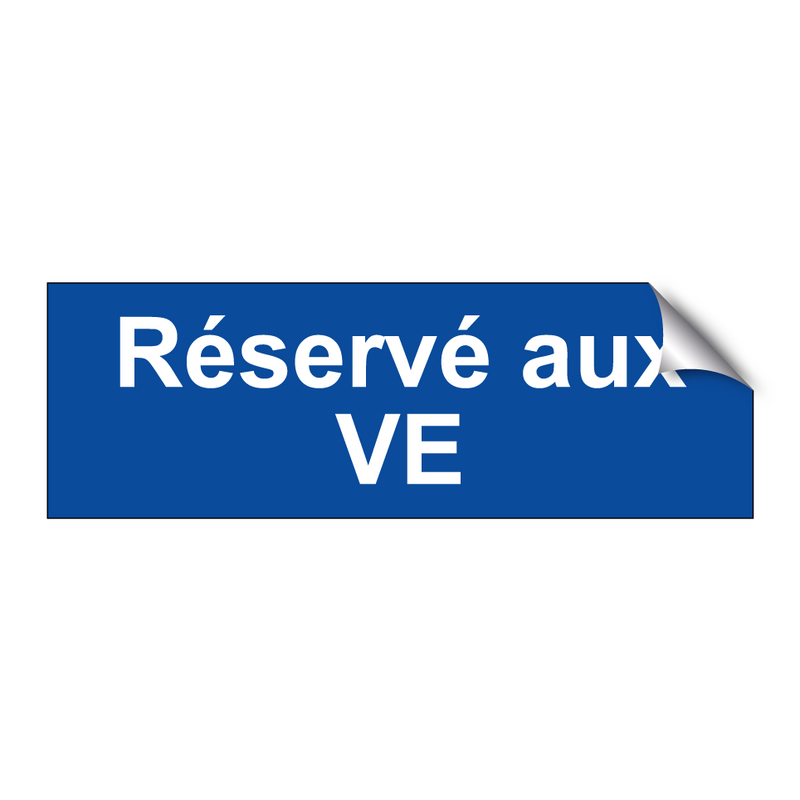 Réservé aux VE