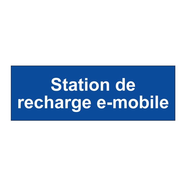Station de recharge e-mobile