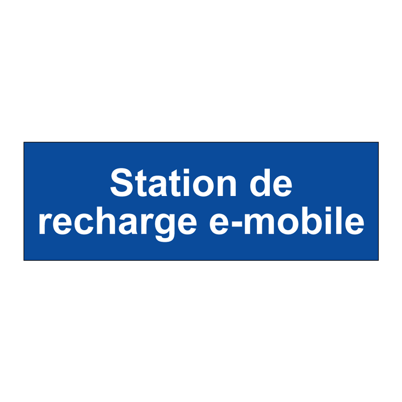 Station de recharge e-mobile