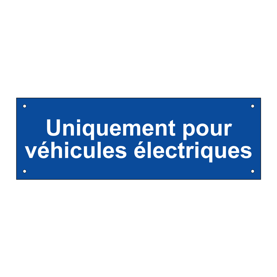 Uniquement pour véhicules électriques