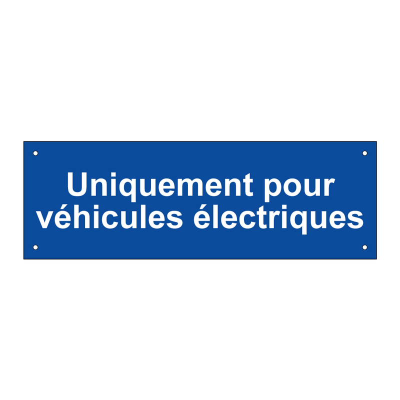 Uniquement pour véhicules électriques