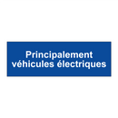 Principalement véhicules électriques