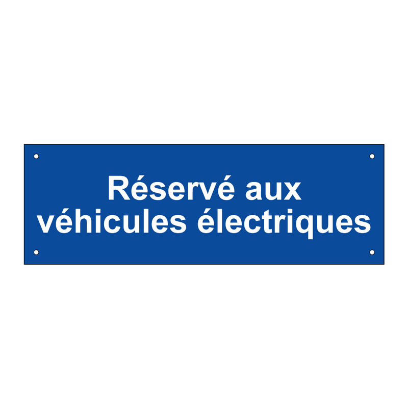 Réservé aux véhicules électriques
