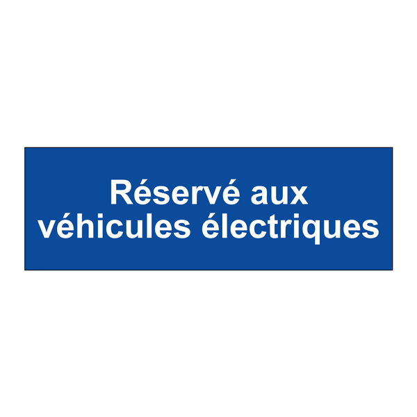 Réservé aux véhicules électriques