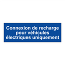 Connexion de recharge pour véhicules électriques uniquement