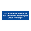 Stationnement réservé aux véhicules électriques pour recharge