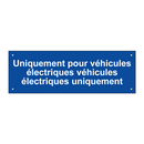 Uniquement pour véhicules électriques véhicules électriques uniquement