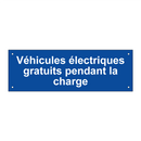 Véhicules électriques gratuits pendant la charge