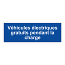 Véhicules électriques gratuits pendant la charge