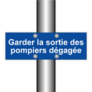 Garder la sortie des pompiers dégagée