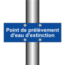 Point de prélèvement d'eau d'extinction