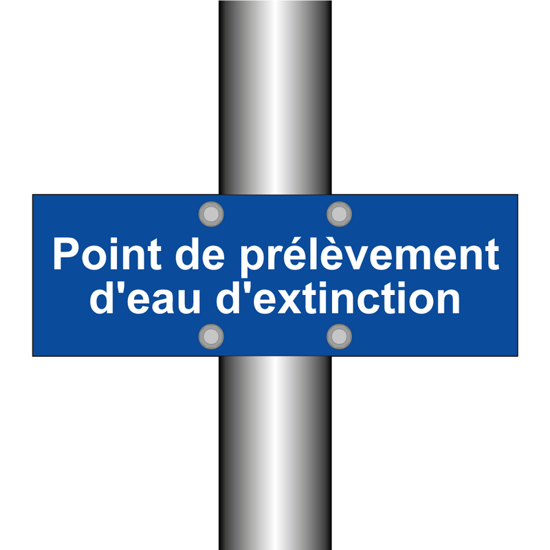 Point de prélèvement d'eau d'extinction