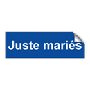 Juste mariés