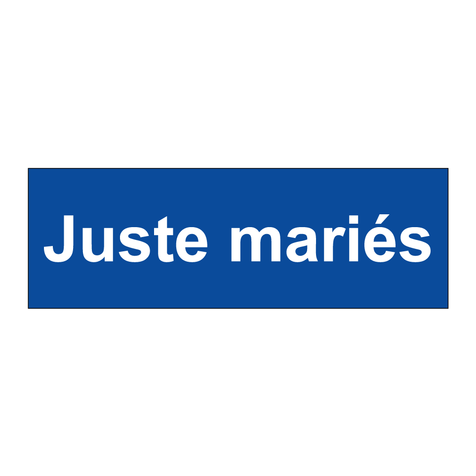 Juste mariés