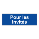 Pour les invités