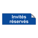 Invités réservés