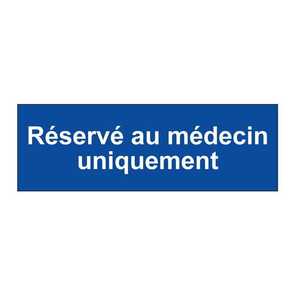 Réservé au médecin uniquement