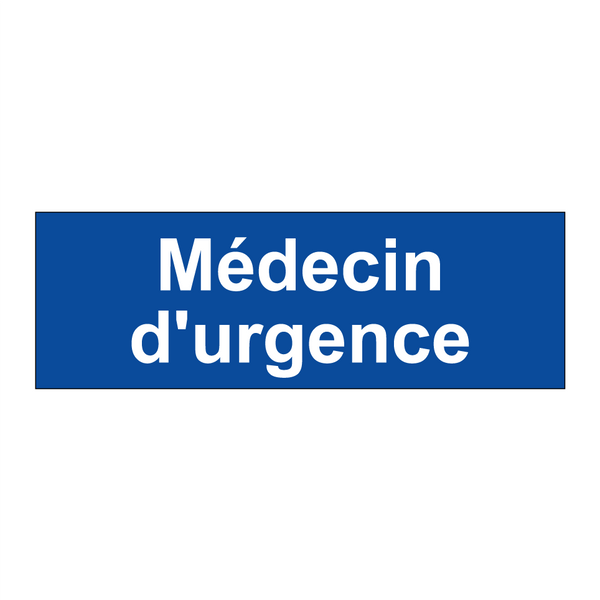 Médecin d'urgence