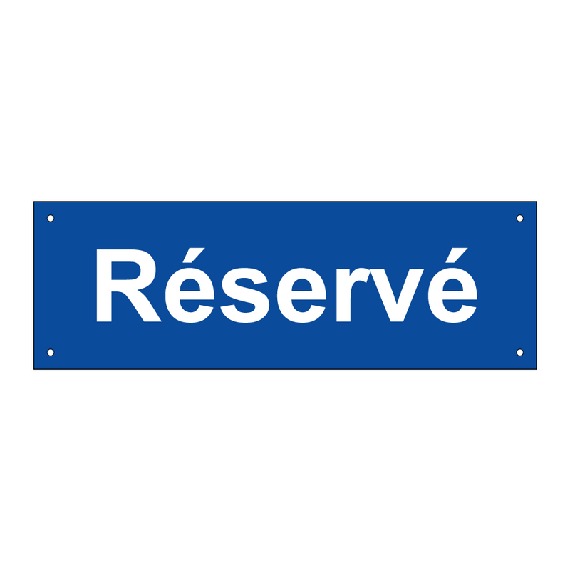 Réservé