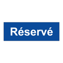 Réservé
