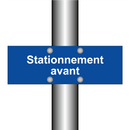 Stationnement avant