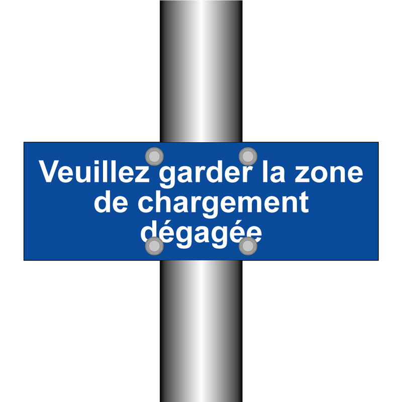 Veuillez garder la zone de chargement dégagée