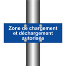 Zone de chargement et déchargement autorisée