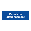 Permis de stationnement